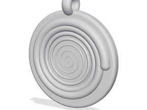 Digital-spiral pendant II (bigger edition) in spiral pendant II (bigger edition)