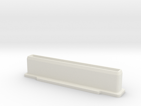 NES Cartridge Dust Plug in White Natural Versatile Plastic