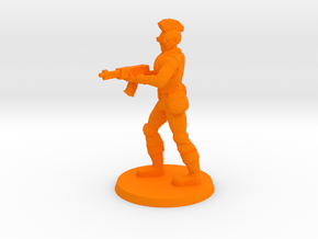 Mercenary Andrew in Orange Processed Versatile Plastic