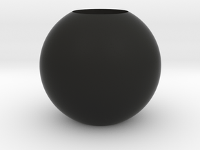Acoustic Sphere 50mm (22mm mic) in Black Natural Versatile Plastic