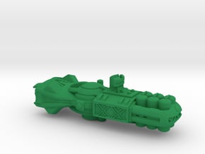 Space Freighter "Protector" (OEM Class) in Green Processed Versatile Plastic