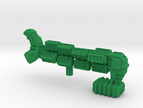 Space Freighter "Helicial" (OEM Class) in Green Processed Versatile Plastic