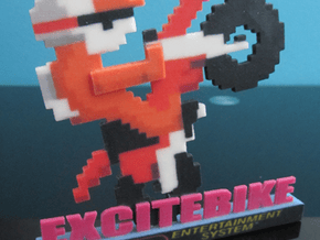 Excitebike nes in Full Color Sandstone