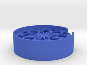 Flower Soap Dish in Blue Processed Versatile Plastic