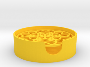 Pattern Soap Dish in Yellow Processed Versatile Plastic