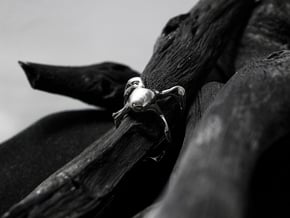 Muut_Ring (Phase 1) in Polished Silver: 6 / 51.5