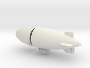 US Army AC-1  Airship 1/700 & 1/600 scale in White Natural Versatile Plastic: 1:700