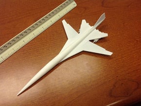 BOEING 2707 SST - SUBSONIC 1/400 in White Natural Versatile Plastic