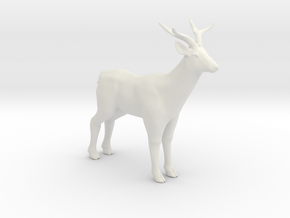 Printle Animal Deer - 1/24 in White Natural Versatile Plastic