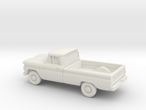 1/87 1960-61 Chevrolet C10 Fleetside in White Natural Versatile Plastic