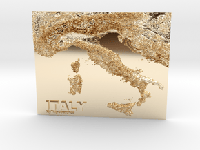 MyTinyCountries ITALY in 14K Yellow Gold