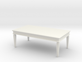 Printle Thing Coffee Table - 1/24 in White Natural Versatile Plastic