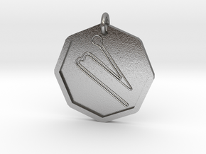 Agiel Intelligence of Saturn in Natural Silver