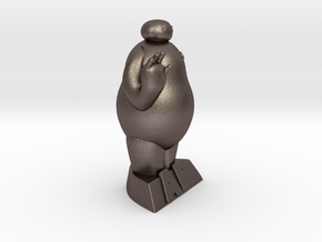 baymax in Polished Bronzed Silver Steel