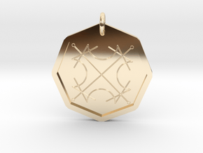 Seal of the Sun in 14K Yellow Gold
