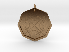 Seal of the Sun in Natural Brass
