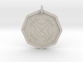 Seal of the Sun in Natural Sandstone
