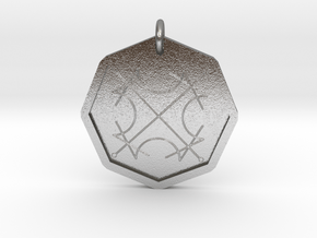 Seal of the Sun in Natural Silver
