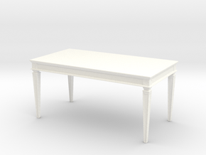 Printle Thing Table 01 - 1/24 in White Processed Versatile Plastic