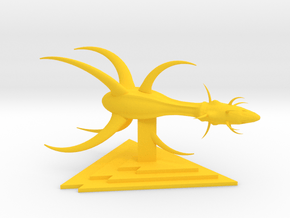 Drakh - Advanced Fighter in Yellow Processed Versatile Plastic