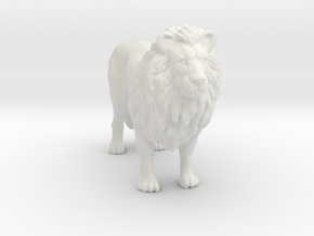 Printle Animal Lion - 1/24 in White Natural Versatile Plastic