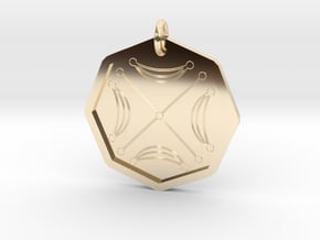 Seal of the Moon in 14K Yellow Gold