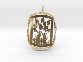 Tableau Famille Pendant in 14K Yellow Gold