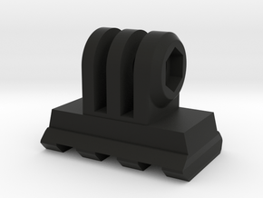 GoPro Mount for Picatinny Accessories (Side Tiltin in Black Natural Versatile Plastic