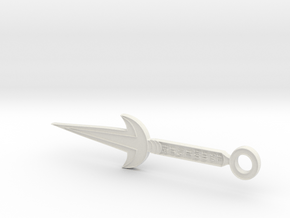 Minato Kunai in White Natural Versatile Plastic