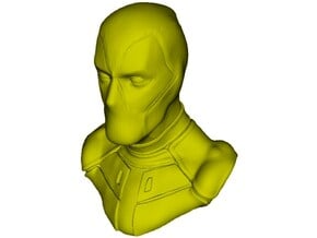 1/9 scale Deadpool fictional antihero bust in Smooth Fine Detail Plastic