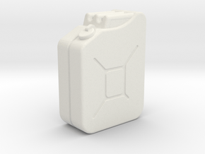 1:35th Scale Jerry Can in White Natural Versatile Plastic