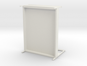 Miniature HEMNES Bedframe - IKEA in White Natural Versatile Plastic: 1:48 - O