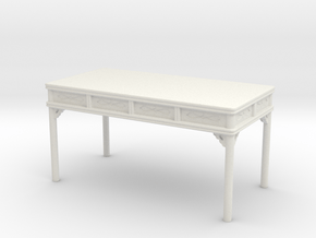 Printle Thing Table 02 - 1/24 in White Natural Versatile Plastic