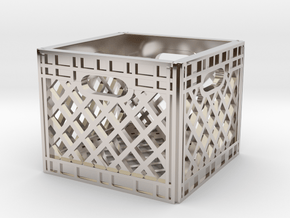 1:10 Scale Milk Crate in Platinum: 1:12