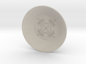 Seal of the Sun Charging Bowl (large) in Natural Sandstone