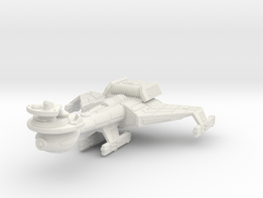 3125 Scale Klingon B10K Battleship WEM in White Natural Versatile Plastic