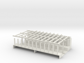 HO SCALE SUBWAY STATION  in White Natural Versatile Plastic