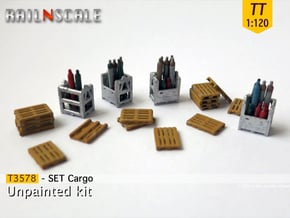 SET Cargo (TT 1:120) in Gray Fine Detail Plastic