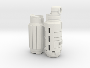 Fusion Cannon Mk.VI in White Natural Versatile Plastic