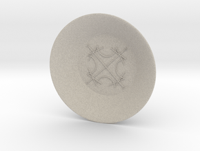 Seal of the Sun Charging Bowl (small) in Natural Sandstone