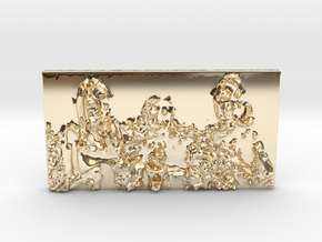 Sunny's Forever Family 3G Pendant in 14k Gold Plated Brass