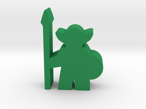 Game Piece, Goblin Guard in Green Processed Versatile Plastic