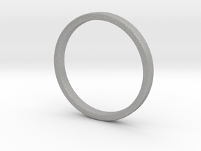 Simple wedding ring 2x1.1mm in Aluminum: 5 / 49