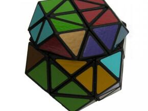 3x3x3 Rainbow Cube in White Natural Versatile Plastic