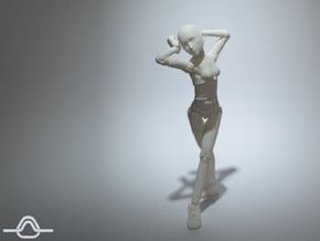 U-woman in White Processed Versatile Plastic