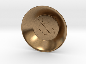 Seal of Mars Charging Bowl (small) in Natural Brass