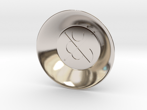 Seal of Mars Charging Bowl (small) in Rhodium Plated Brass