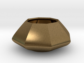 Sugar bowl - Circular to octagonal shape (only bow in Natural Bronze