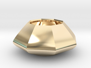 Sugar bowl - Circular to octagonal shape (only bow in 14K Yellow Gold
