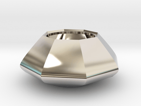 Sugar bowl - Circular to octagonal shape (only bow in Platinum